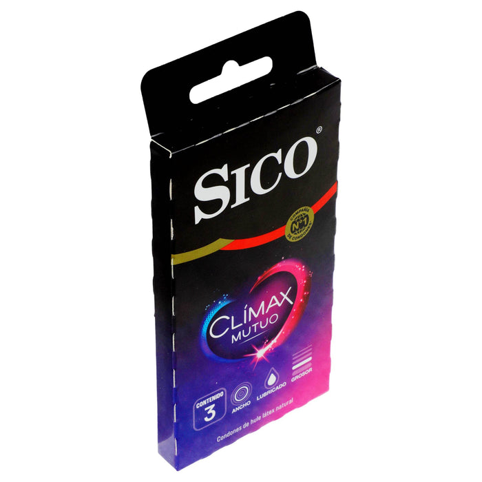 Condón Sico Climax Mutuo Con 3 - WeCare Pharma