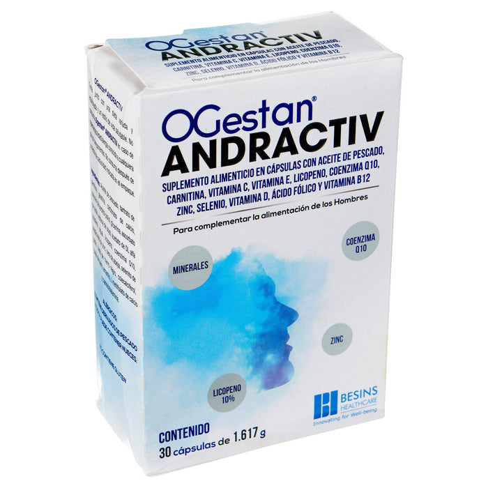 Ogestan Andractiv (Sup Alimenticio) Capsulas 1.617G Con 30 - WeCare Pharma