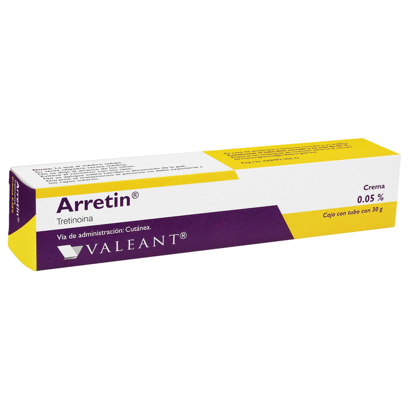 Arretin Crema 0.05% 30G (Tretinoina) - WeCare Pharma