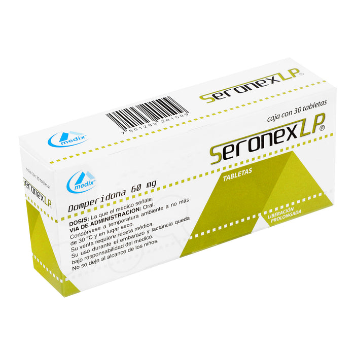 Seronex Lp 60Mg Con 30 Tabletas (Domperidona) 2 - 7501293201509