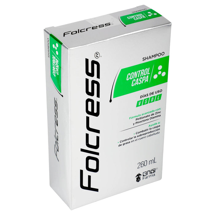 Folcress Shampoo Control Caspa 260Ml - WeCare Pharma