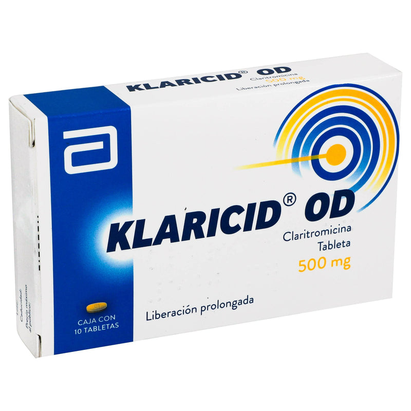 Klaricid Od 500Mg Con 10 Capsulas (Claritromicina) - WeCare Pharma