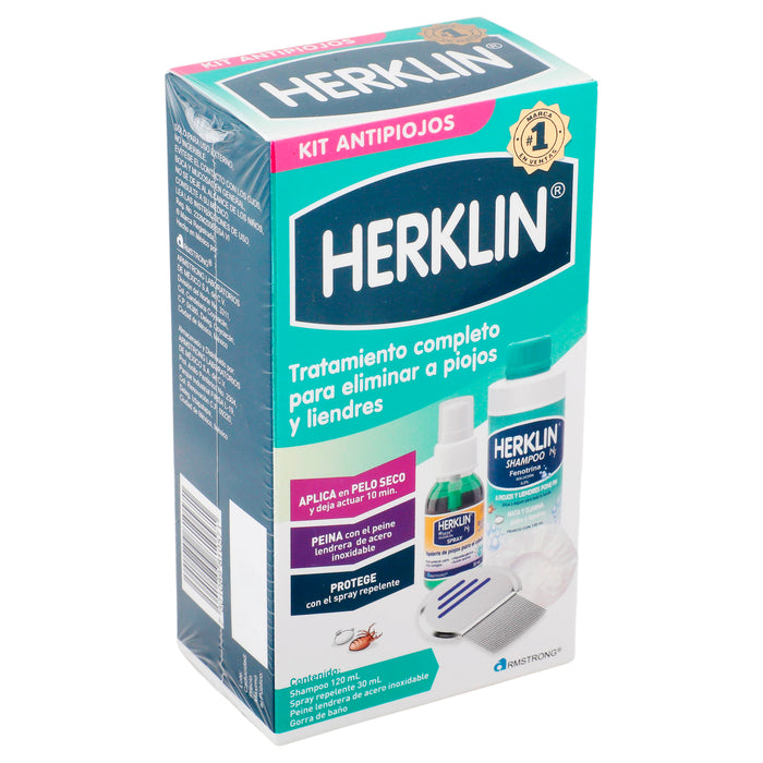 Herklin Kit Antipiojos 4 Pzas 2 - 7501089810571