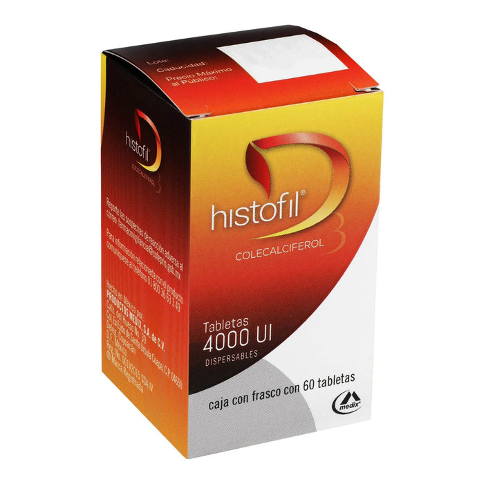 Histofil 4000Unid Con 60 Tabletas (Colecalciferol) - WeCare Pharma