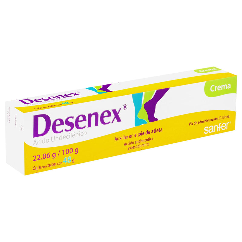 Desenex Crema 22.06G/100G Tubo 48G (Ácido Undecilenico) - WeCare Pharma