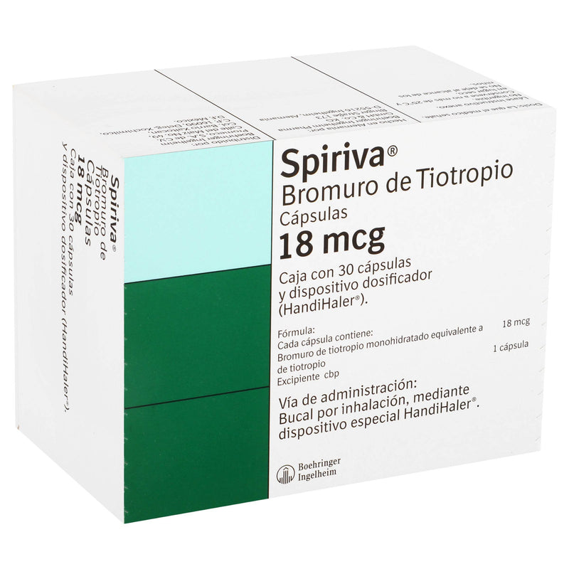 Spiriva 18Mcg Con 30 Con Disp Capsulas (Bromuro De Tiotropio) - WeCare Pharma