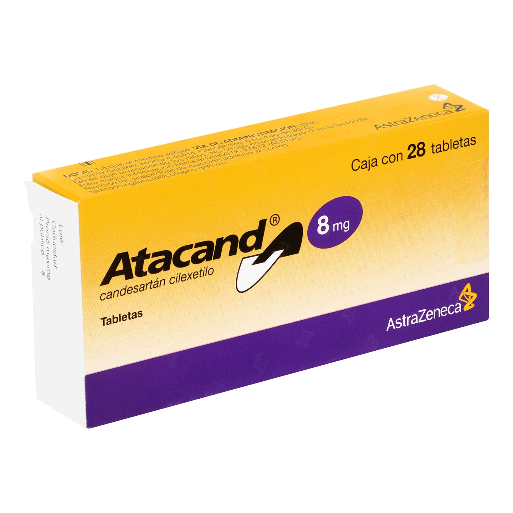 Atacand 8Mg Con 28 Tabletas (Candesartan) 2 - 7501098604505