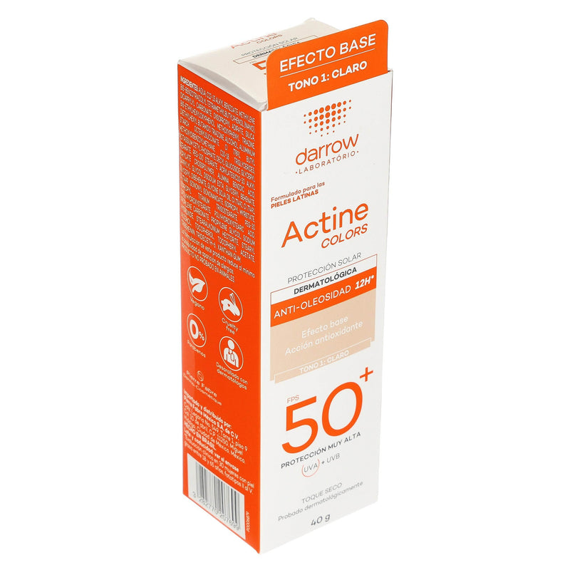 Darrow Actine Colors Tono 1 Claro Fps50 40G - WeCare Pharma