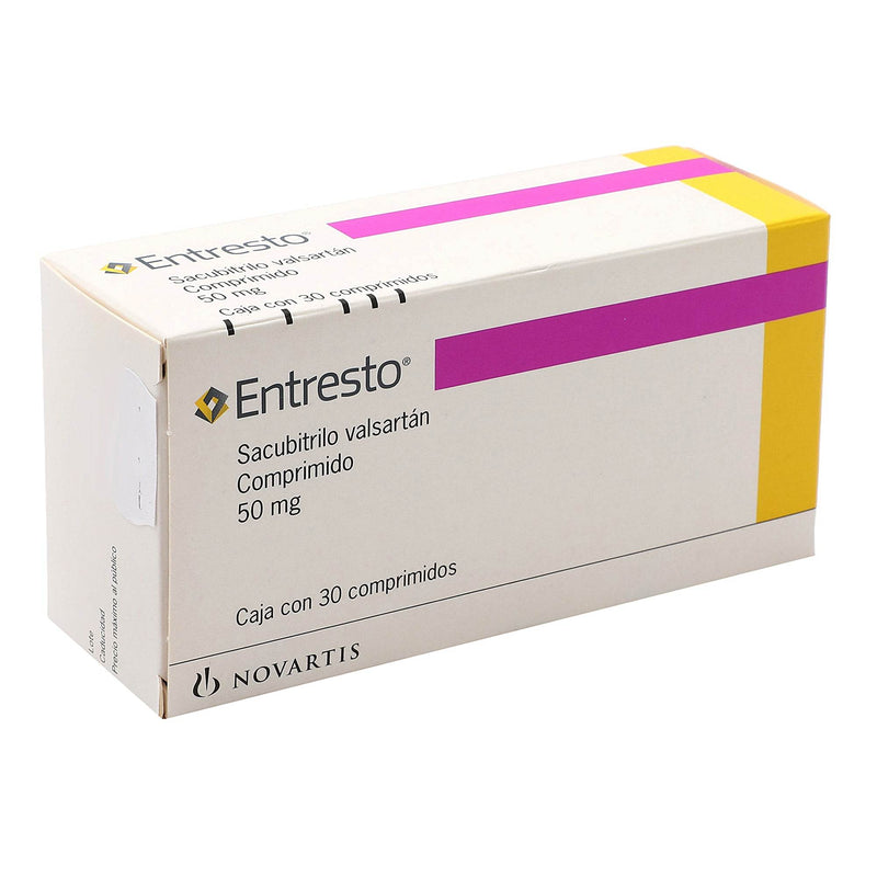 Entresto 50Mg Con 30 Comprimidos (Sacubitrilo Valsartan) - WeCare Pharma