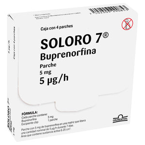 Soloro Soloro 7 (Buprenorfina) Parche 5Mg Con 4 — WeCare Pharma