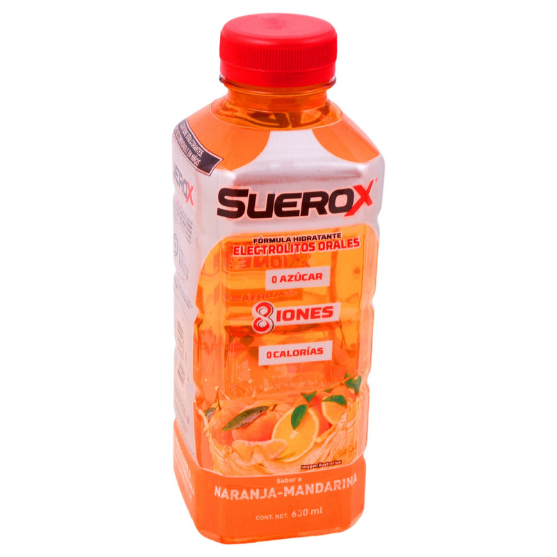 Suerox 8Iones Frasco 630Ml Naranja-Mandarina (Electrolitos Orales) - WeCare Pharma