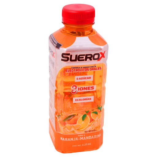 Suerox 8Iones Frasco 630Ml Naranja-Mandarina (Electrolitos Orales) 2 - 650240032301