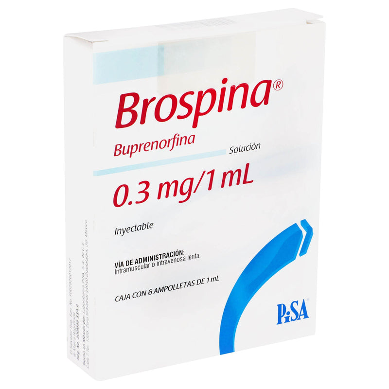 Brospina (Buprenorfina) Ampolletasolletasolletasolletas 0.3Mg/1Ml - WeCare Pharma
