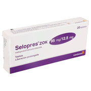 Selopres Zok 95Mg/12.5Mg Con 20 Tabletas (Metoprolol/Hidroclorotiazida) - WeCare Pharma