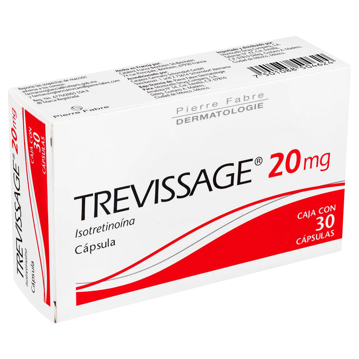 Trevissage (Isotretinoina) Capsulas 20Mg Con 30 - WeCare Pharma