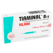 Tiaminal B12 Con 5 Ampulas (Cianocobalamina/Tiamina/Lidocaina) - WeCare Pharma