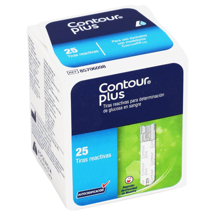Contour Plus Tiras Reactivas Con 25 - WeCare Pharma
