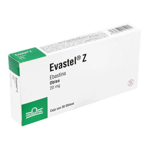 Evastel Z Oblea 20Mg Con 30 (Ebastina) - WeCare Pharma