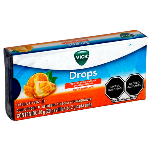 Vick Drops Pastilla 2G Con 20 Naranja 2 - 7501001147600