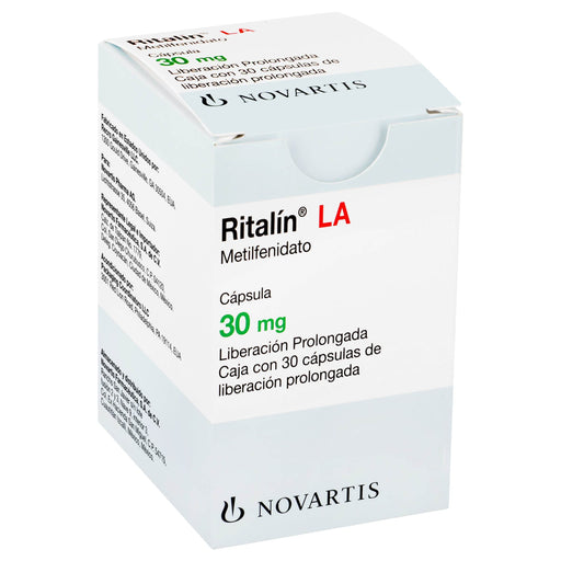 Ritalin La (Metilfenidato) Capsulas 30Mg Con 30 - WeCare Pharma
