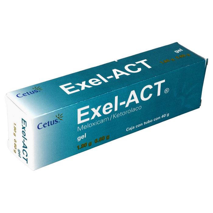 Exel-Act Gel 1.80/0.60G 40G (Meloxicam/Ketorolaco) - WeCare Pharma