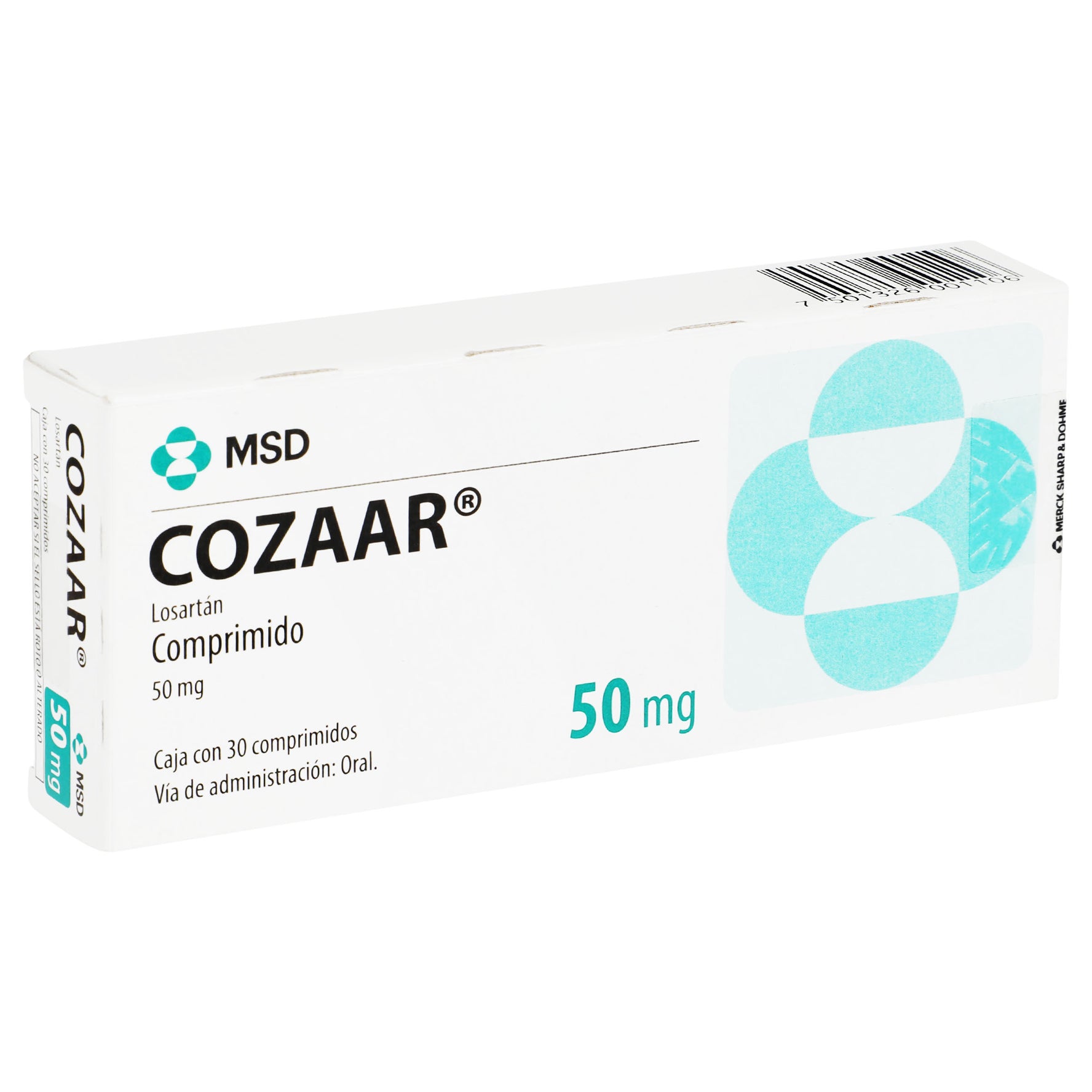 Cozaar 50Mg Con 30 Comprimidos (Losartan) 2 - 7501326001106