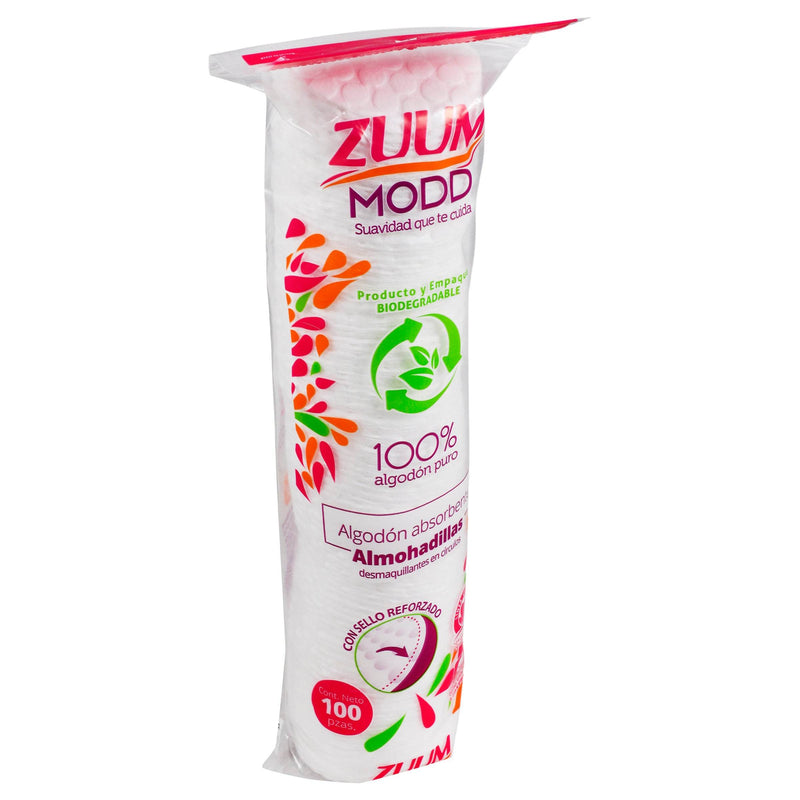 Pads Facial Algodón Zuum Con 100 - WeCare Pharma