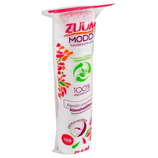 Pads Facial Algodón Zuum Con 100 - WeCare Pharma