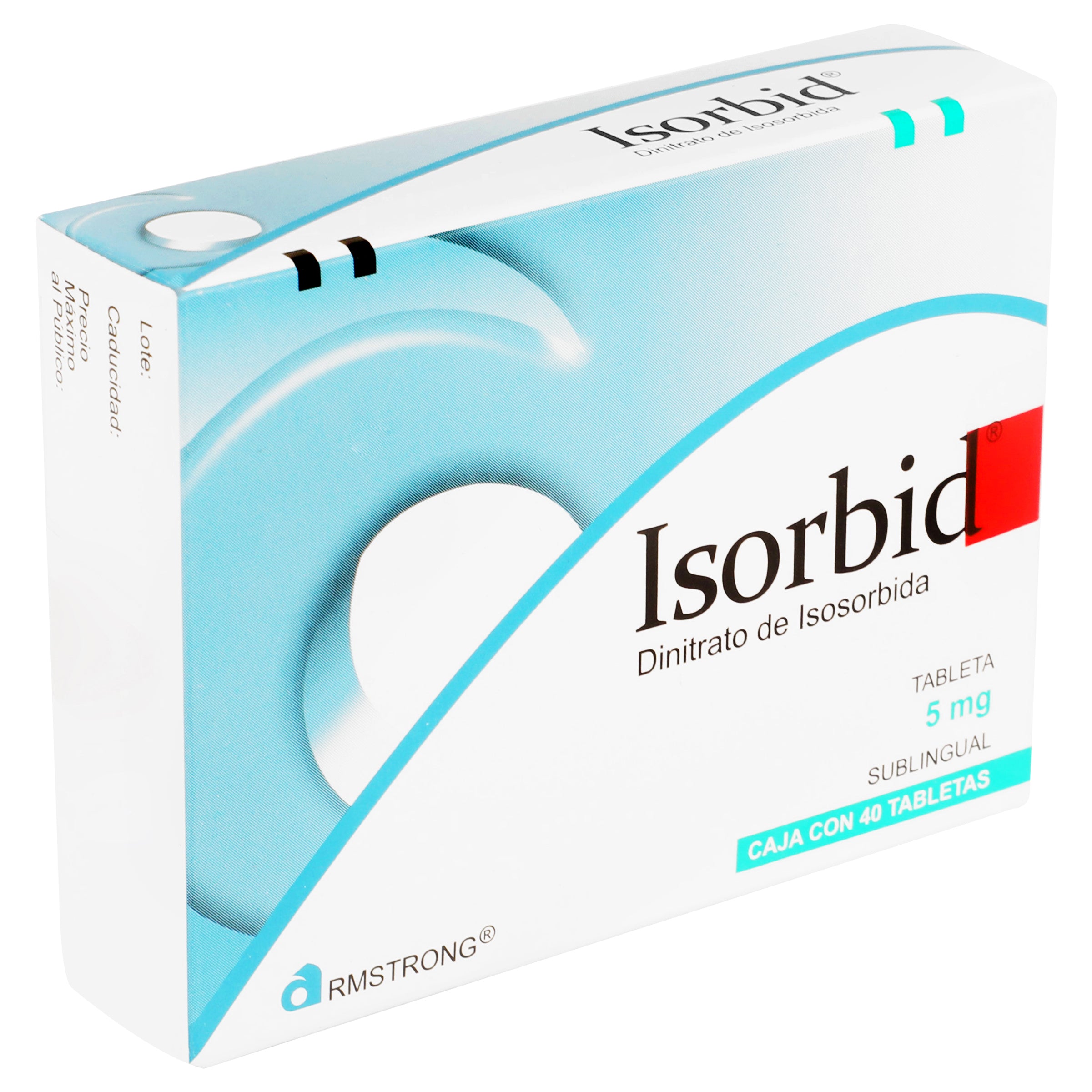 Isorbid Sl 5Mg Con 40 Tabletas (Dinitrato De Isosorbida) 2 - 7501089802958