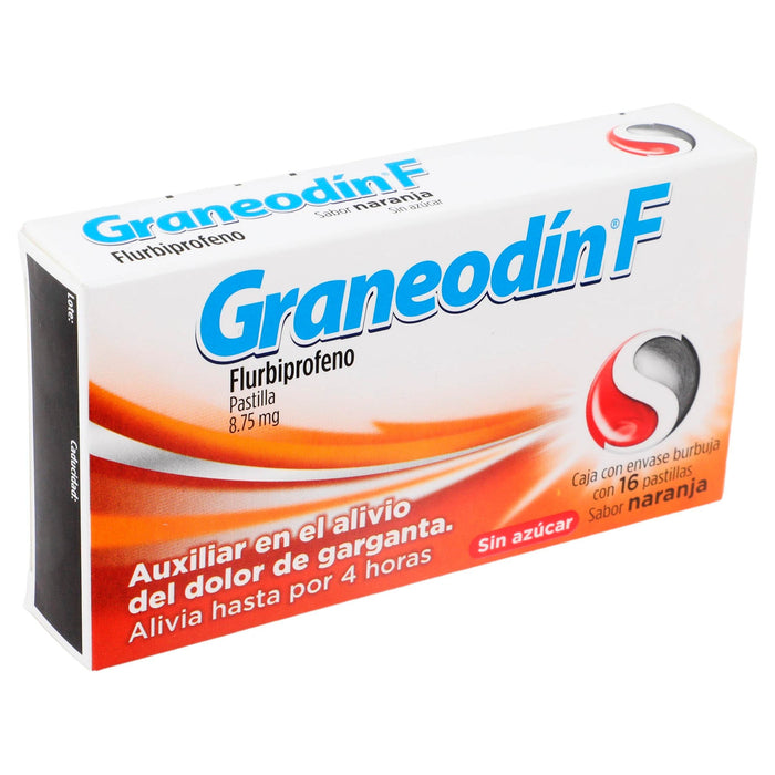 Graneodin F Pastilla 8.75Mg Con 16 (Flurbiprofeno) - WeCare Pharma