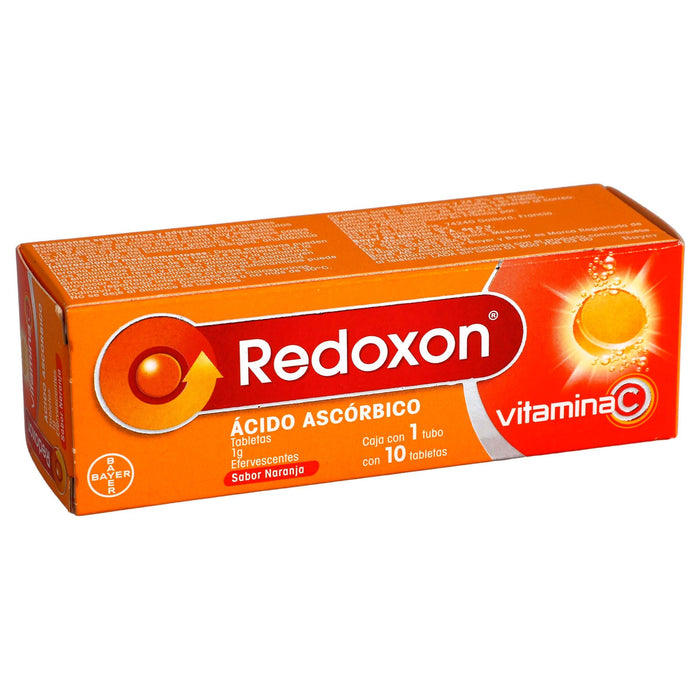 Redoxon 1G Con 10 Tabletas (Acido Ascorbico) - WeCare Pharma