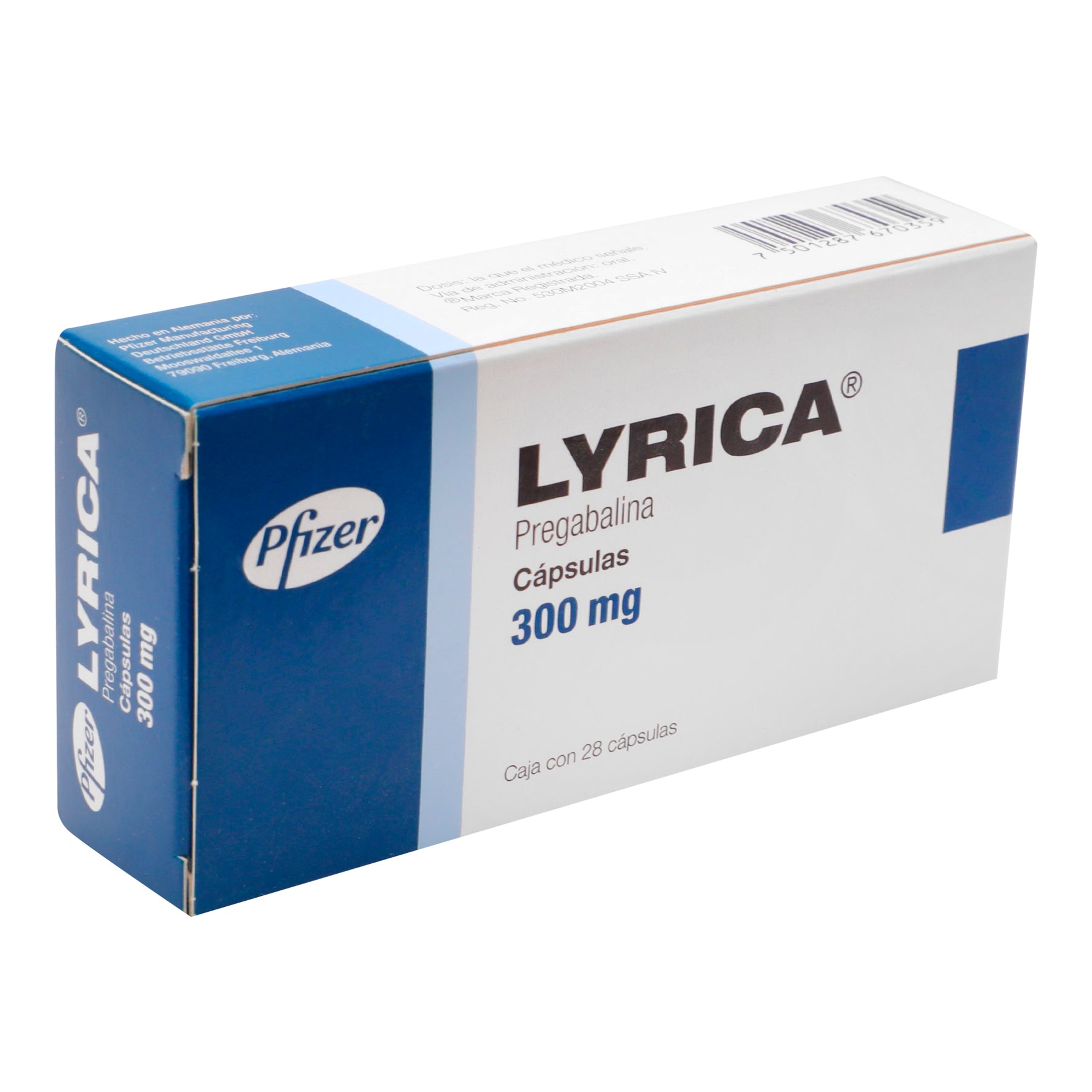 Lyrica 300Mg Con 28 Capsulas (Pregabalina) 2 - 7501287670359