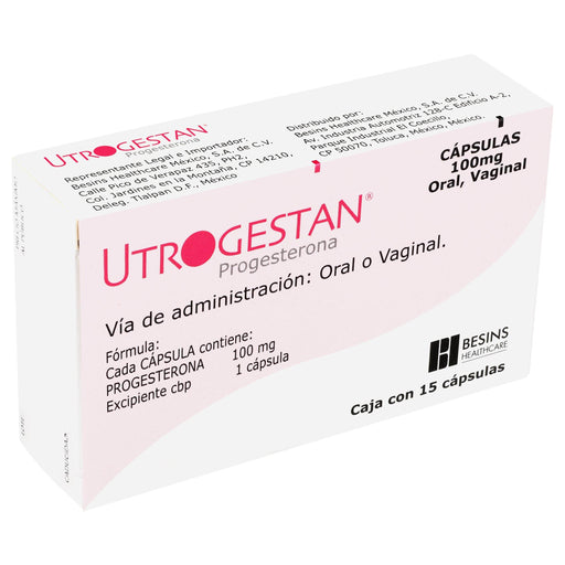 Utrogestan 100Mg Con 15 Capsulas (Progesterona) - WeCare Pharma