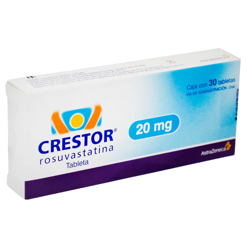 Crestor 20Mg Con 30 Tabletas (Rosuvastatina) - WeCare Pharma