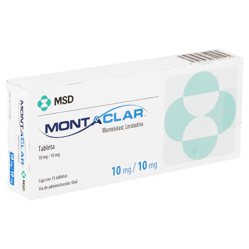 Montaclar 10Mg/10Mg Con 15 Tabletas (Montelukast/Loratadina) - WeCare Pharma