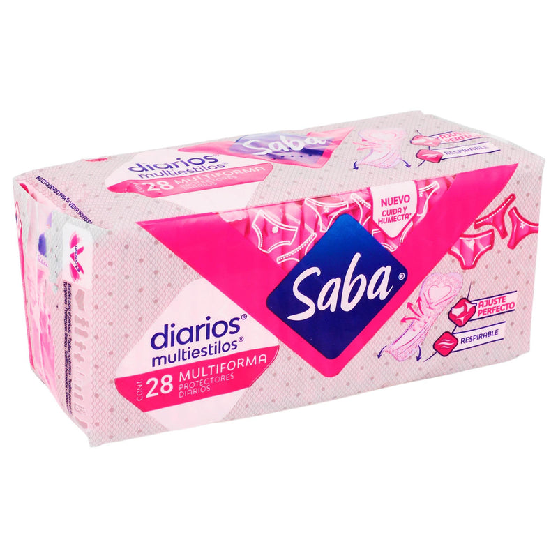 Protectores Diarios Saba Multiforma Con 28 - WeCare Pharma