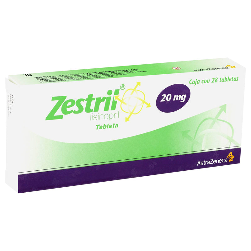 Zestril 20Mg Con 28 Tabletas (Lisinopril) - WeCare Pharma