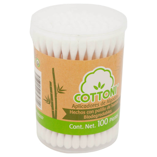 Aplicadores De Algodón Cottoni Con 100 - WeCare Pharma