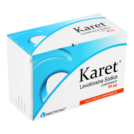 Karet 50 Mcg Con 50 Tabletas (Levotiroxina Sodica) - WeCare Pharma