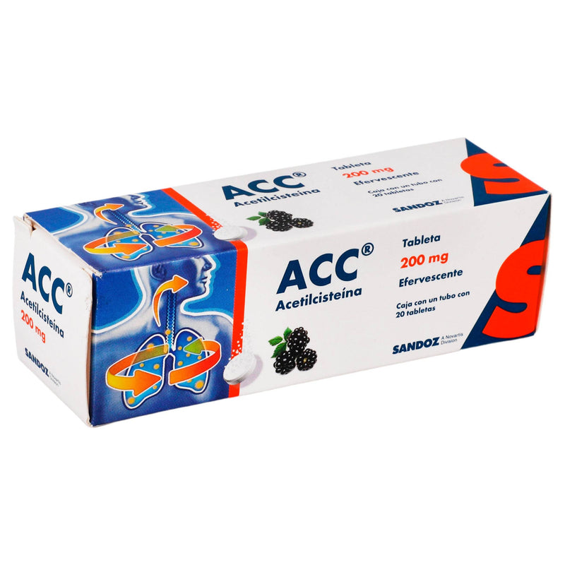 Acc Efervecente V 200Mg Con 20 Tabletas (Acetilcisteina) - WeCare Pharma