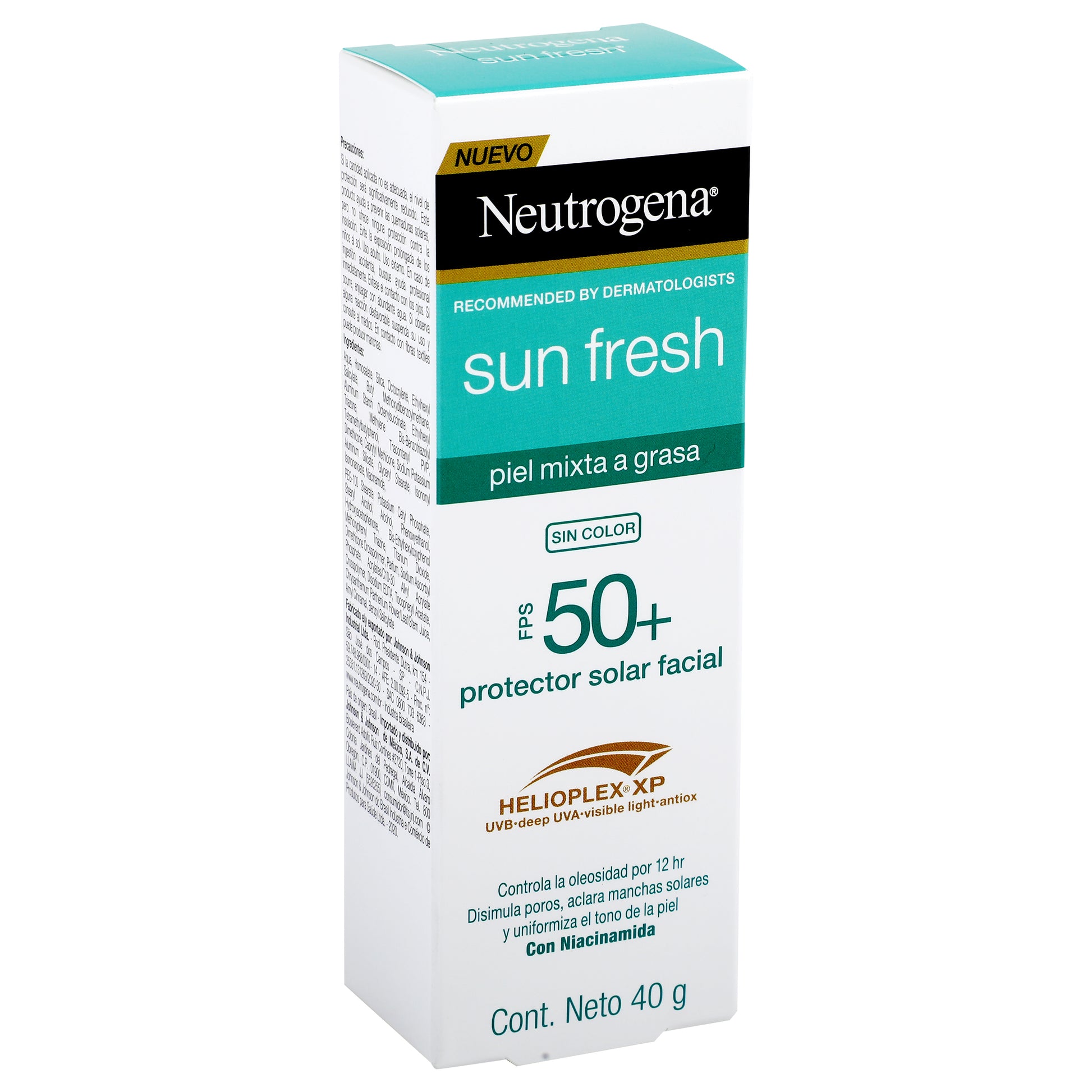 Neutrogena Bloqueador Sun Fresh Fps50 40G 2 - 7891010253196