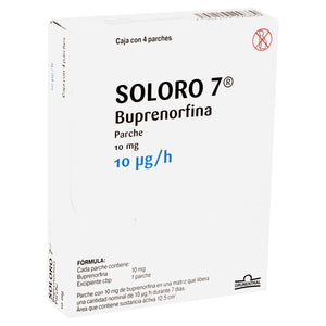 Soloro Soloro 7 (Buprenorfina) Parche 10Mg Con 4 — WeCare Pharma