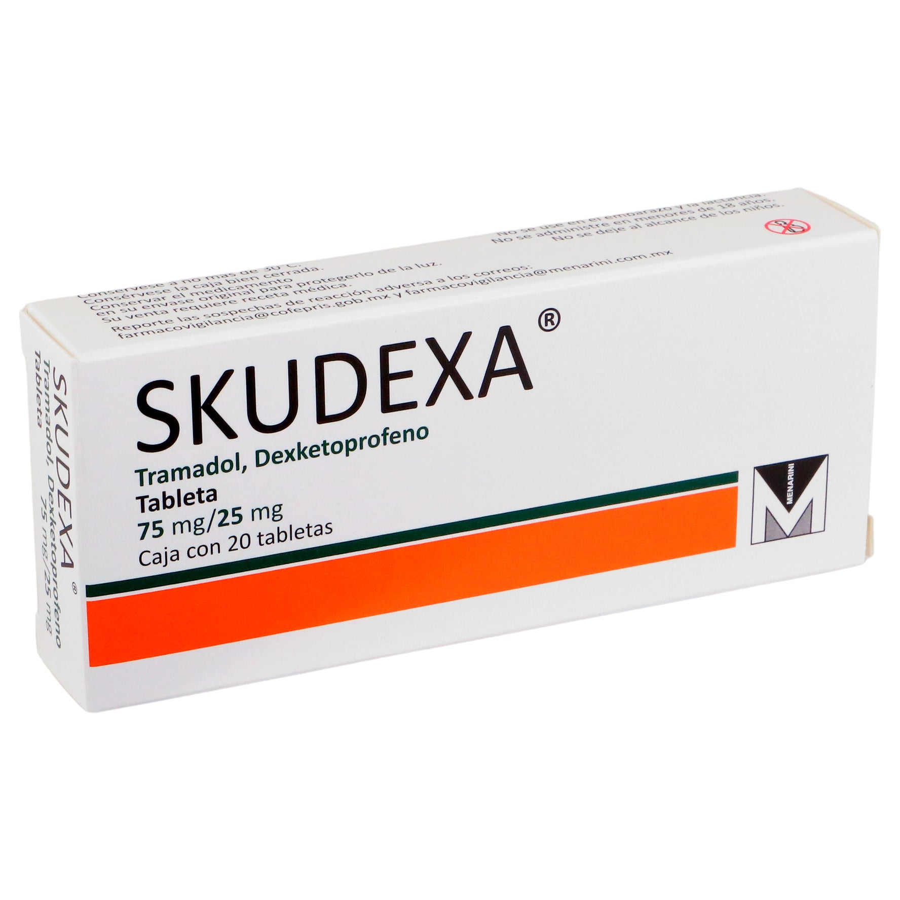 Skudexa 75/25Mg Con 20 Tabletas (Tramadol/Dexketoprofeno) 2 - 7506317100660