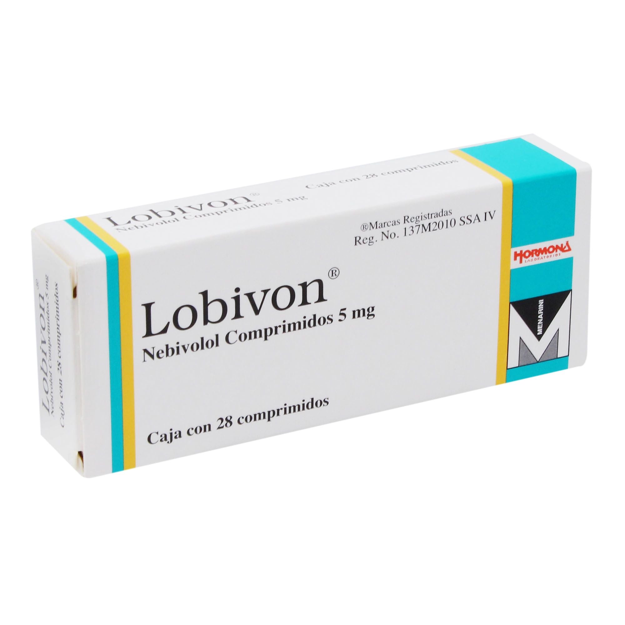 Lobivon 5Mg Con 28 Comprimidos (Nebivolol) 2 - 7501385494918