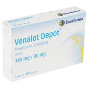 Venalot Depot 180Mg/30Mg Con 30 Tabletas (Troxerutina/Cumarina) - WeCare Pharma