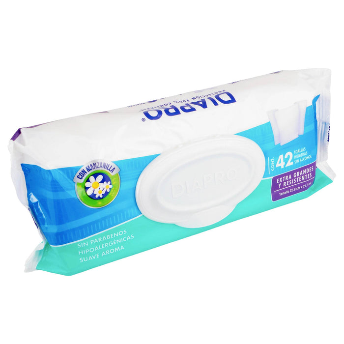 Toallitas Húmedas Diapro Con 42 - WeCare Pharma