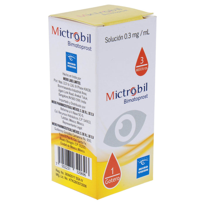 Mictrobil Gotas 0.3Mg/Ml (Bimatoprost) - WeCare Pharma