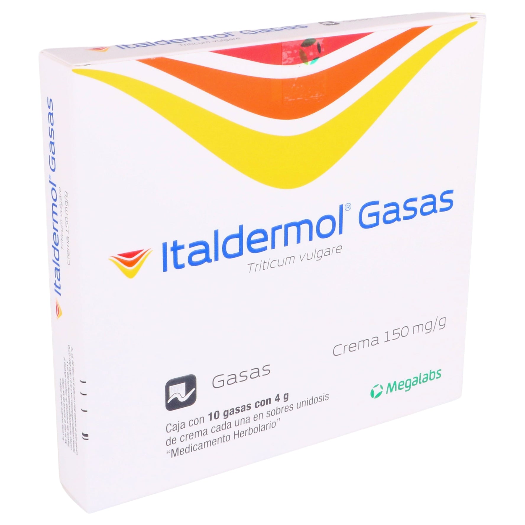 Italdermol Gasas Crema 4G Con 10 (Triticum Vulgare) 2 - 7501390911028