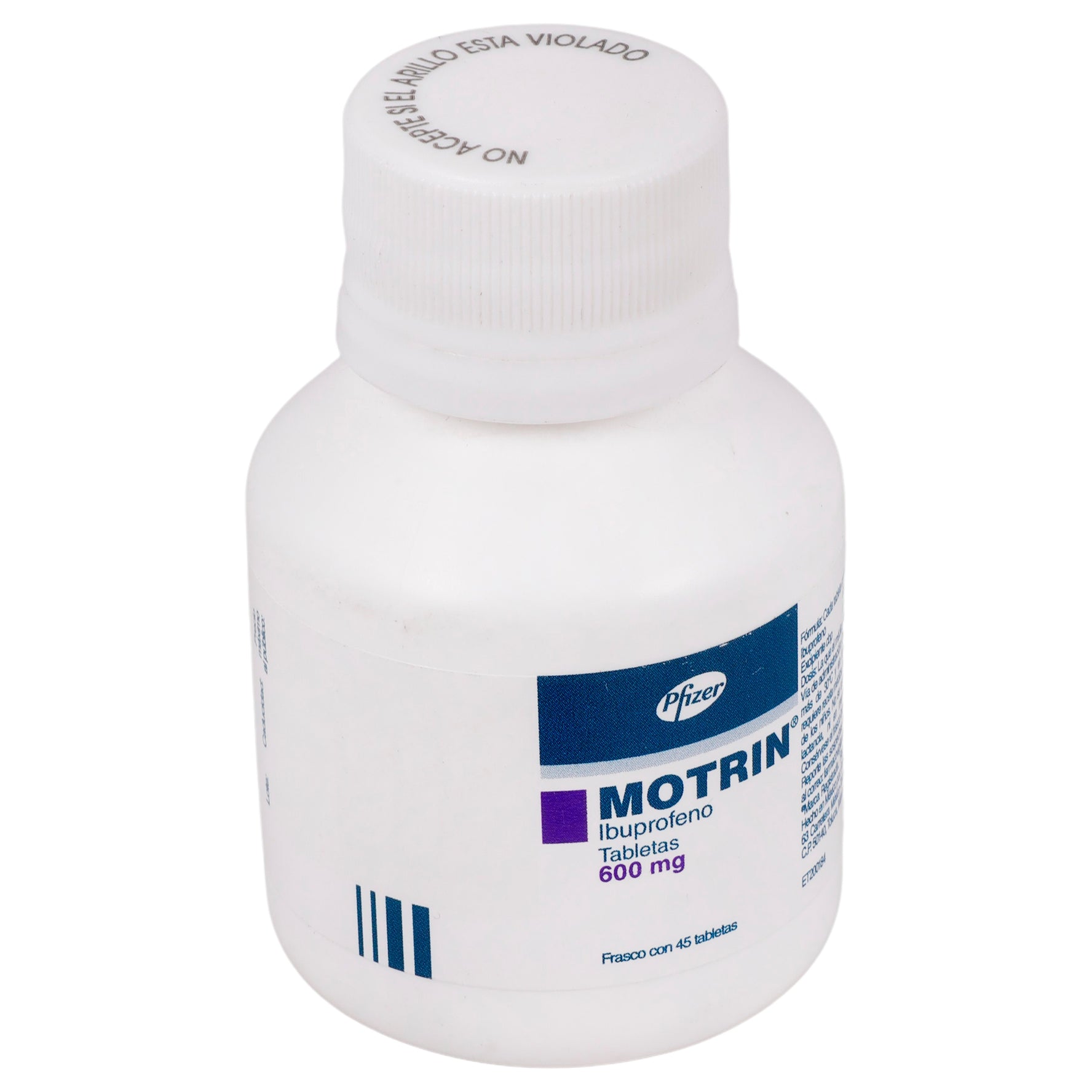 Motrin 600Mg Con 45 Tabletas (Ibuprofeno) 2 - 7501287627605