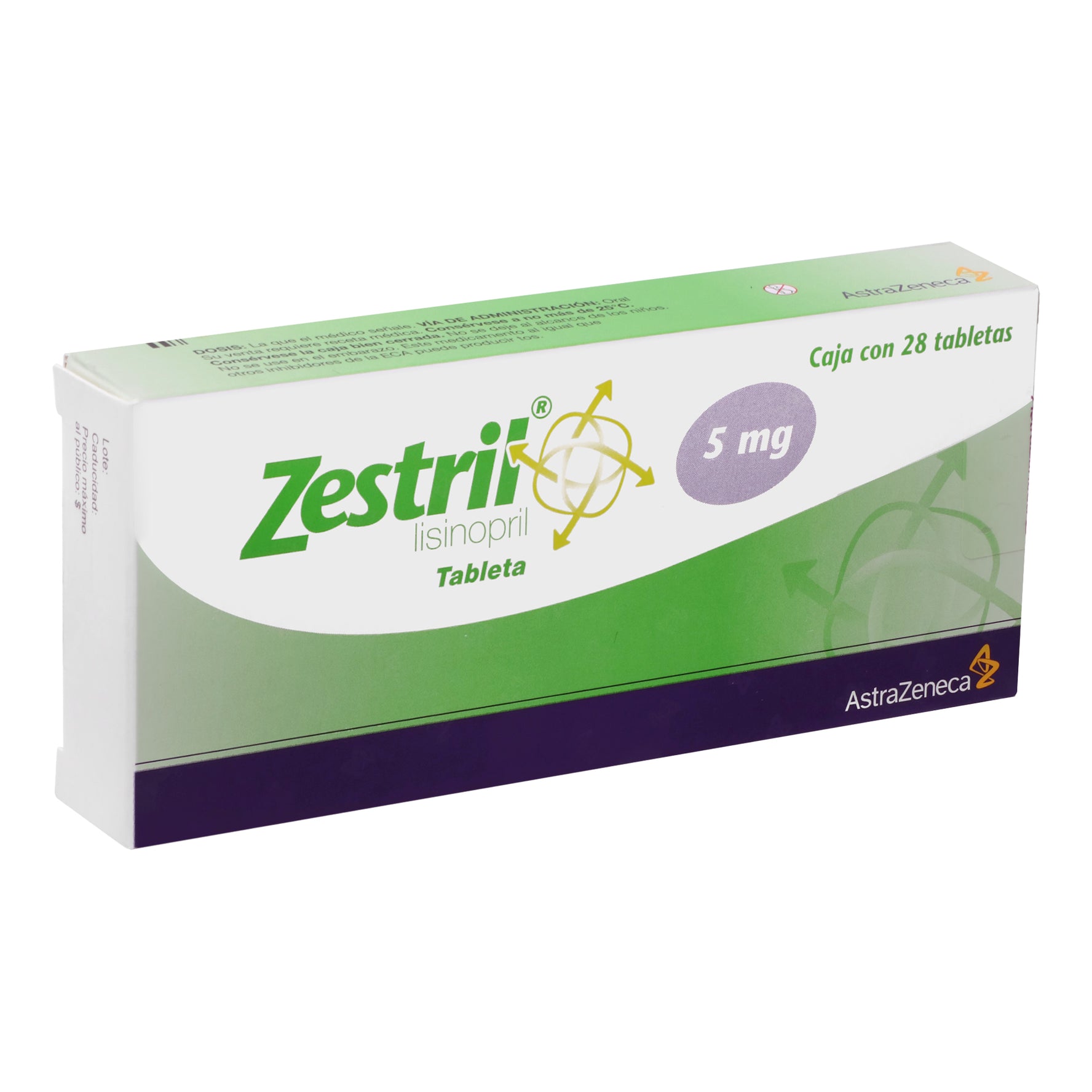 Zestril 5Mg Con 28 Tabletas (Lisinopril) 2 - 5000456032049